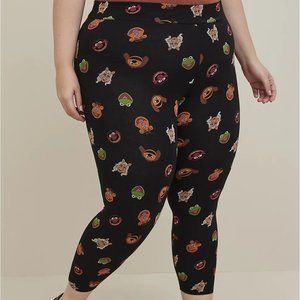 Plus size Disney leggings The Muppets 4 4x 5 5x 6x crop pull on pants by Torrid